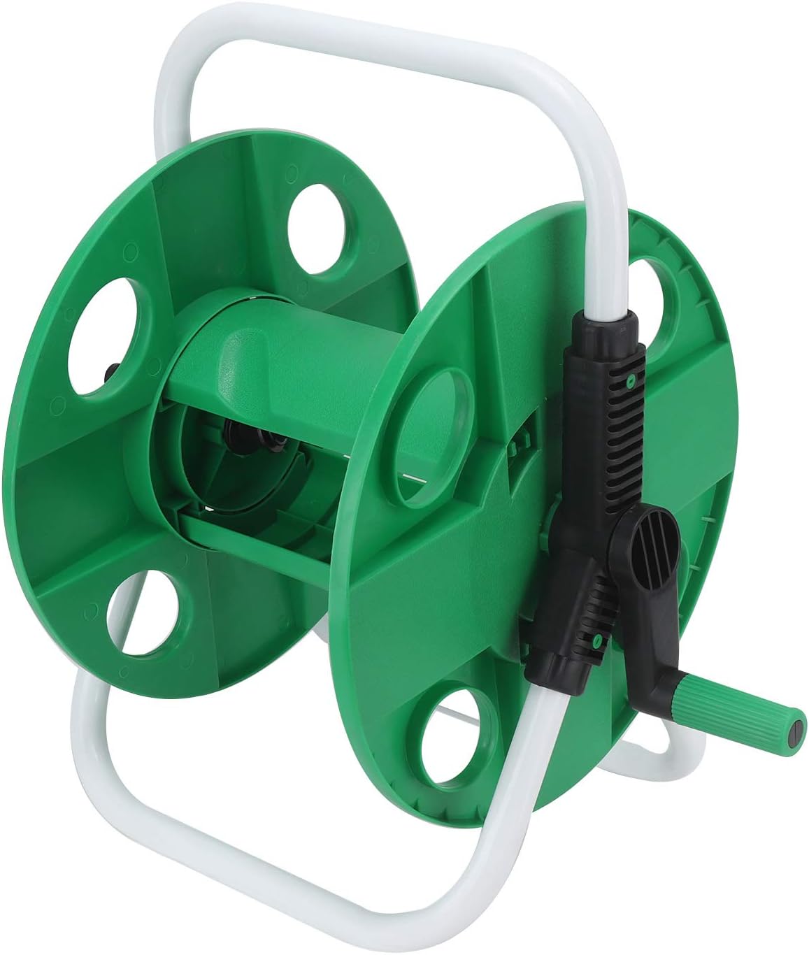 Shoze Portable 45m Reinforced Garden Hose Reel Trolley Free Standing