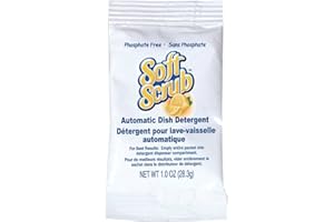 DIAL Soft Scrub - 2490010006 Automatic Dish Detergent, 1oz Pouch (Pack of 200)