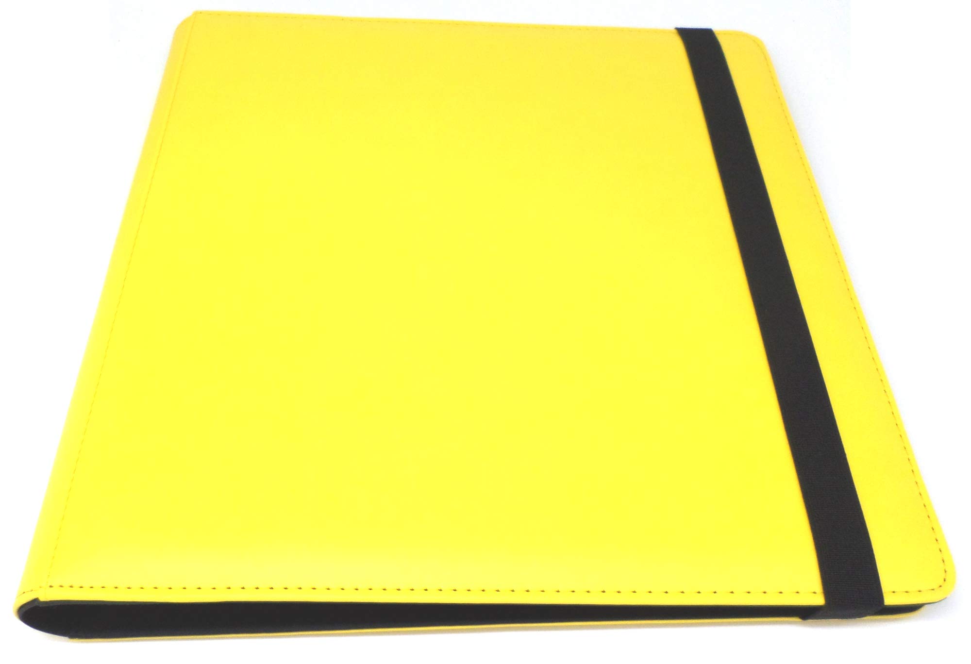 docsmagic.de Pro-Player Premium 12/24-Pocket Playset Album Yellow - 480 Card Binder - MTG - PKM - YGO
