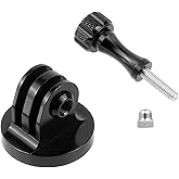 momerch 1/4-20 Tripod Adapter with Thumb Screws, Aluminum Alloy Mount Adapter Compatible with GoPro Hero 12/11/10/9/8 and Oth