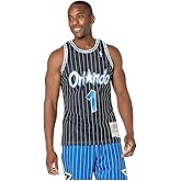 Mitchell & Ness Tracy McGrady Orlando Magic 2003-04 Men's Black Pinstripe Swingman Jersey