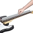 Frautron Guitar Neck Notched Straight Edge, 4mm Thick Aluminum Guitar Neck Maintenance Setup Tool, Pro Luthiers Repair Tool for Gibson 24.75" Fender 25.5" and Most of Guitar Fretboard and Frets