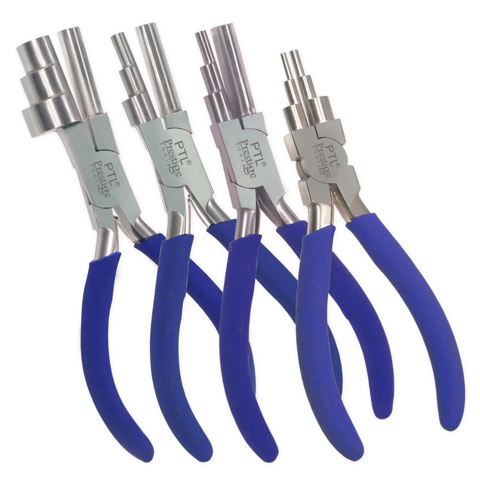 Wire Bending Pliers Set of 4 Pcs. Wrap and Tap Multisize Bail Making Looping Pliers Round Nose Hobby Craft Jewellery Making Tools Kit Gift Ideas PTL®