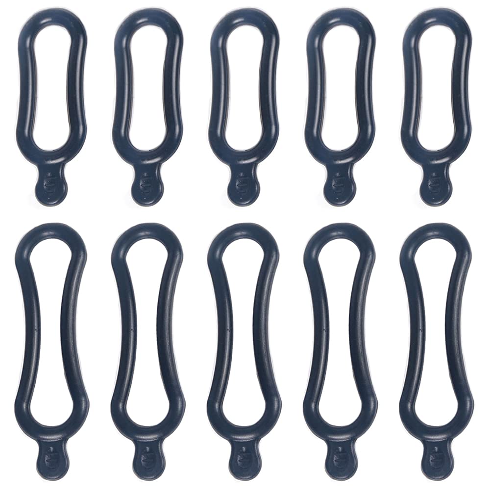 Adipn NA 10 Pcs Bicycle Silicone Band Bike Mount Silicone Strap for Flashlights Cell Phones Speaker Lights Holder Bicycle Handlebar