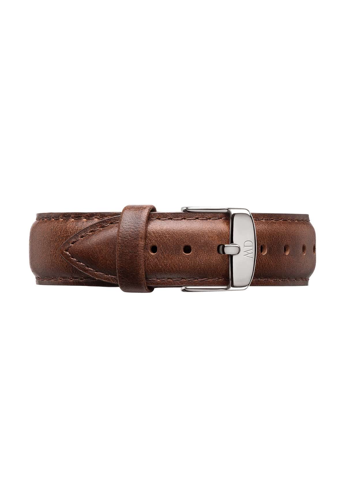 Daniel Wellington Classic Bristol, Brown/Silver Watch Strap, 20mm, Leather, for Men