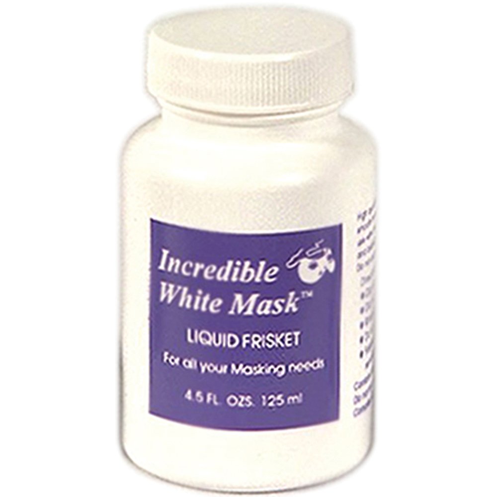 Grafix 4-1/2-Ounce Incredible White Mask Liquid Frisket (WM4)