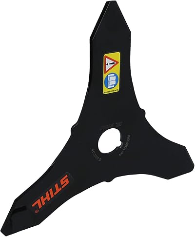Stihl 41127134100 250 mm 3 Blade Knife Triple Steel Bristle Scrub Thorns