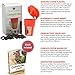 24K Gold Reusable K-Carafe Filter Bundle, Coffee K-Cup for Keurig 2.0, Compatible w/ Carafe 2.0 Coffee Machines, Keurig Filter, Keurig Carafe K Cups, Keurig 2.0 Reusable Coffee Filter + Cleaning Brush