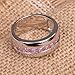 YAZILIND Women's Ring with Emerald Cut Big Stone Pink Cubic Zirconia CZ Silver Plated US Size 8 Wedding Party Gift