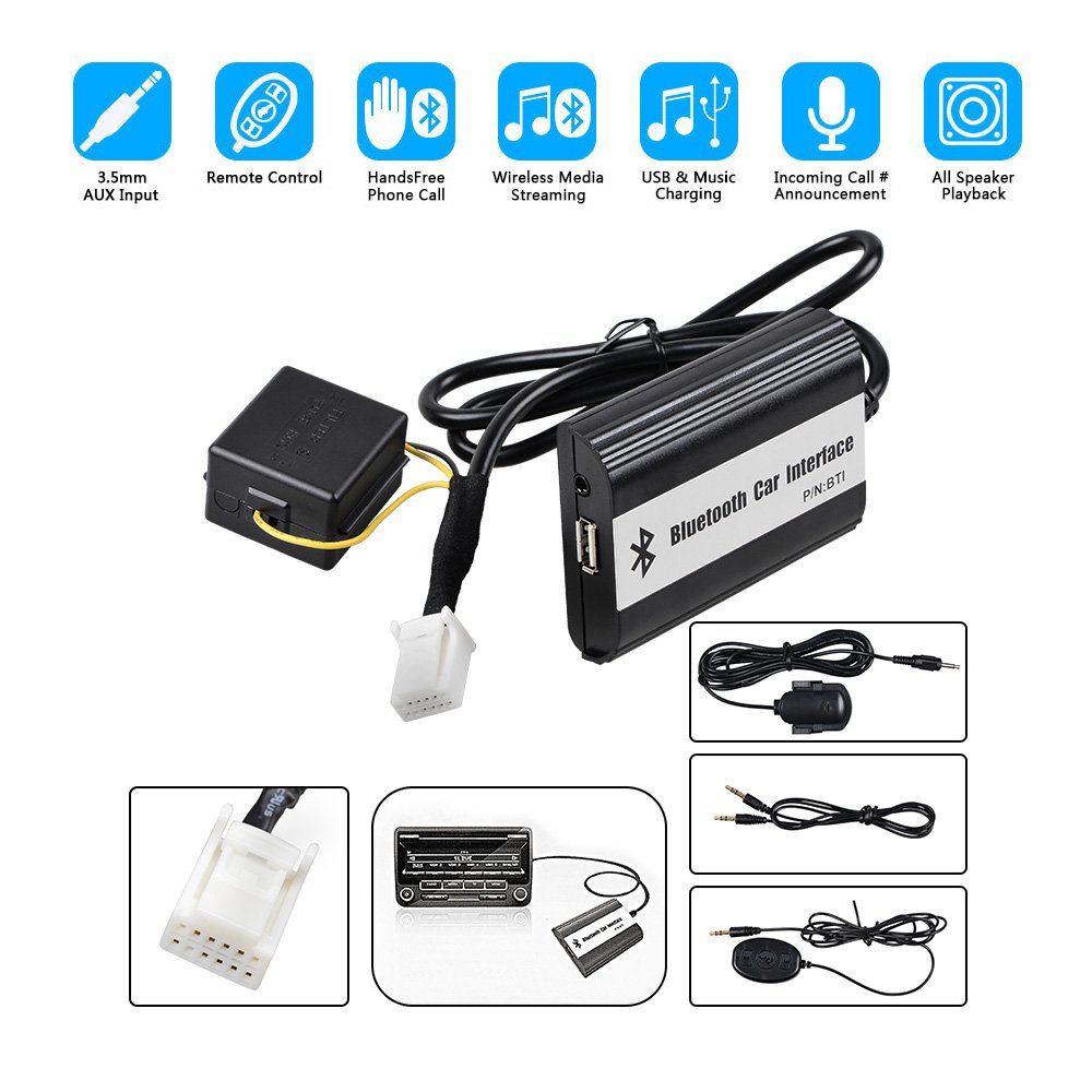 デジタル音楽cdチェンジャbluetooth dp Hfp車アダプタ手fressコールアダプタusb充電forトヨタ レクサスシリーズ B06x6msqk5 カーオーディオ Volivasvoli Com