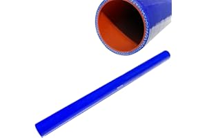 BST BSSP Radiator Silicone Coolant Hose 2.5" I.D. 3 Foot Stick Peterbilt Freightliner, 4 Ply Straight Hose W/Rubber lining