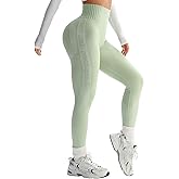 Lynmai Women's High Waisted Yoga Leggings - High Waist Tummy Control Yoga Pants - Seamless Soft Workout Tights