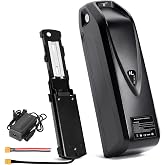 VODIPOWER 48V 20AH E-Bike Battery, 13Ah/16Ah/20Ah Lithium Battery Pack with 40A BMS for Electric Bicycles,E-Motorcycles (100W-1800W) Motor, XT60 Connector, USB Port and Base (48V20AH)