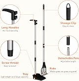 Lifewit Pooper Scooper Dog Poop Shovel with Long Handle Yard Clean Tool view 2