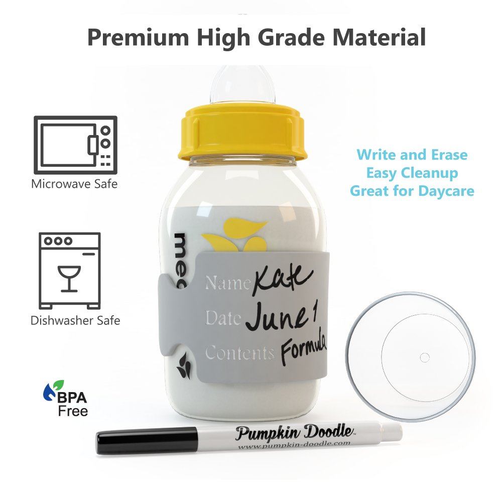 Download Baby Available in 11 Colors The Original Write & Reuse Baby Bottle Labels for Daycare Feeding