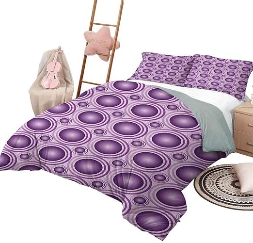 mauve nursery bedding