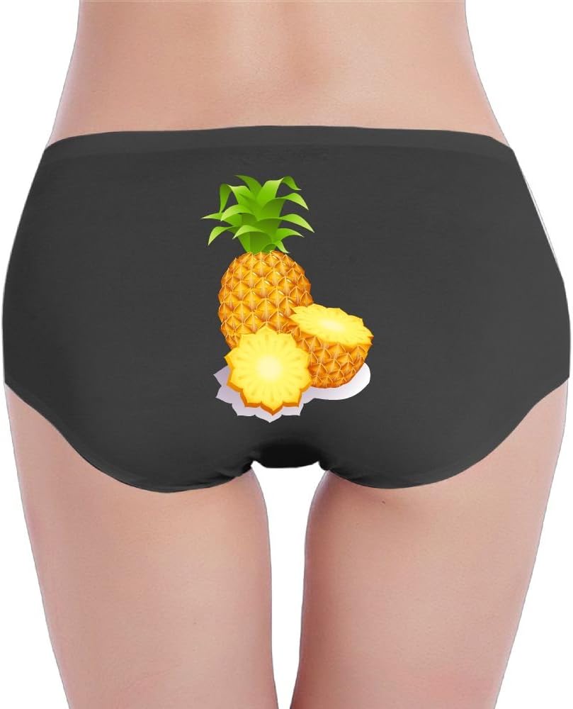 Tasty Pineapple Low-Waist Sexy Briefs Women's Custom Underwear For Women Panty-Neutrals
