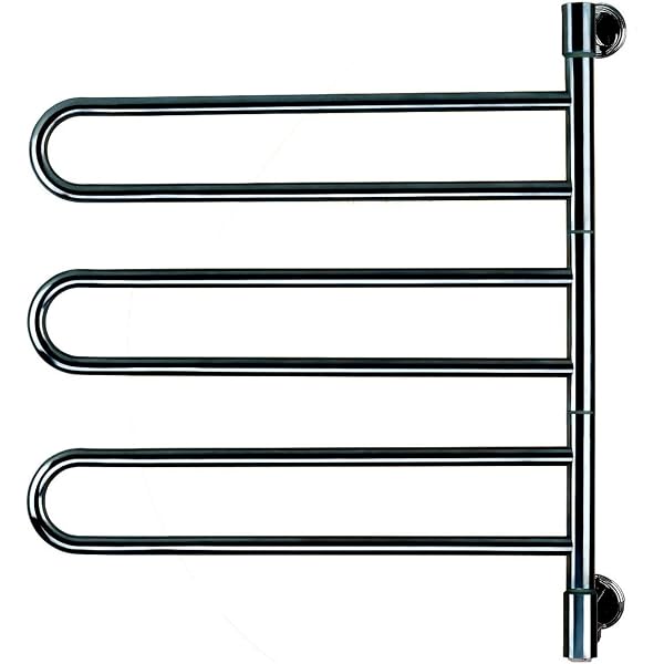 Amazon.com: Swivel Jack D005 Heated Towel Warmer Rack for Bathroom -  Brushed, 50 Watts; 0.45 Amps; 115 Volts : Home u0026 Kitchen