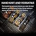 Paracord Survival Bracelet with Adjustable Black Stainless Steel D Shackle - Grade Type III Military Bracelet - Suitable for 8 to 9 Inch Wrists