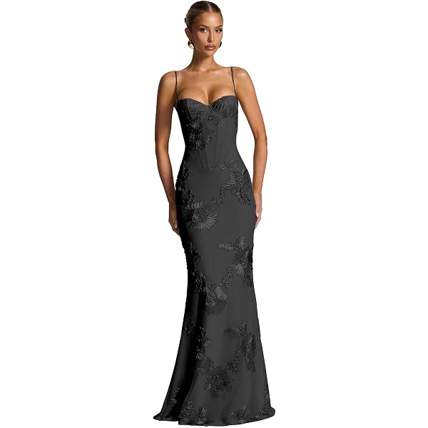 knee length dresses for ladies Black Strapless Ruffle Tiered Tulle Long Prom Dresses Pic Color / Custom Size main image 0