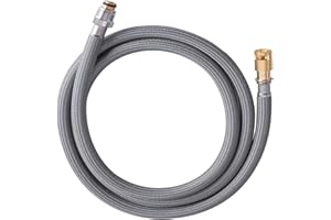 HANSENGROE Kitchen Faucet Hose Replacement Compatible with Delta RP44647 RP32527, 59in Pull Down Sink Hose with DST or Non-DST, 470/472/474/476 Faucet Sprayer Replacement Parts (RP44647 faucet hose)