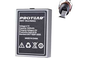PROTEAR Lithium Battery Replacement,Rechargeable Battery,Suitable for Our Rechargeable Bluetooth Headphones Noise Reduction Ear Earmuffs