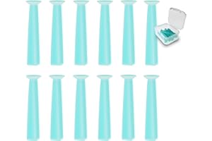 eagosion 12PCS Hard Contact Lens Remover Tool with Storage Box Eye Care Inserts Removes Reusable Suction Cup Remover Contact Plunger Eye Contact Remover for RGP/OK/Scleral Lenses