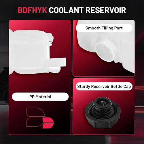 BDFHYK Coolant Expansion Tank - Compatible With Ford C-MAX, Escape, Focus, Transit Connect, Replaces CV6Z-8A080-A - View #6