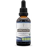 Secrets of the Tribe Barrenwort USDA Organic | Alcohol-Free Extract, High-Potency Herbal Drops | Made from 100% Certified Organic Barrenwort (Epimedium grandiflorum) Dried Leaf (2 oz)