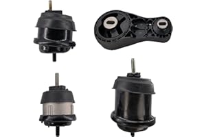 ASTAMOTOR Engine Trans Motor Mount Kit Fits for 2009-2017 Buick Enclave, GMC Acadia, Chevy Traverse, Saturn Outlook Replace A5549HY A5548HY A5444 A5458HY