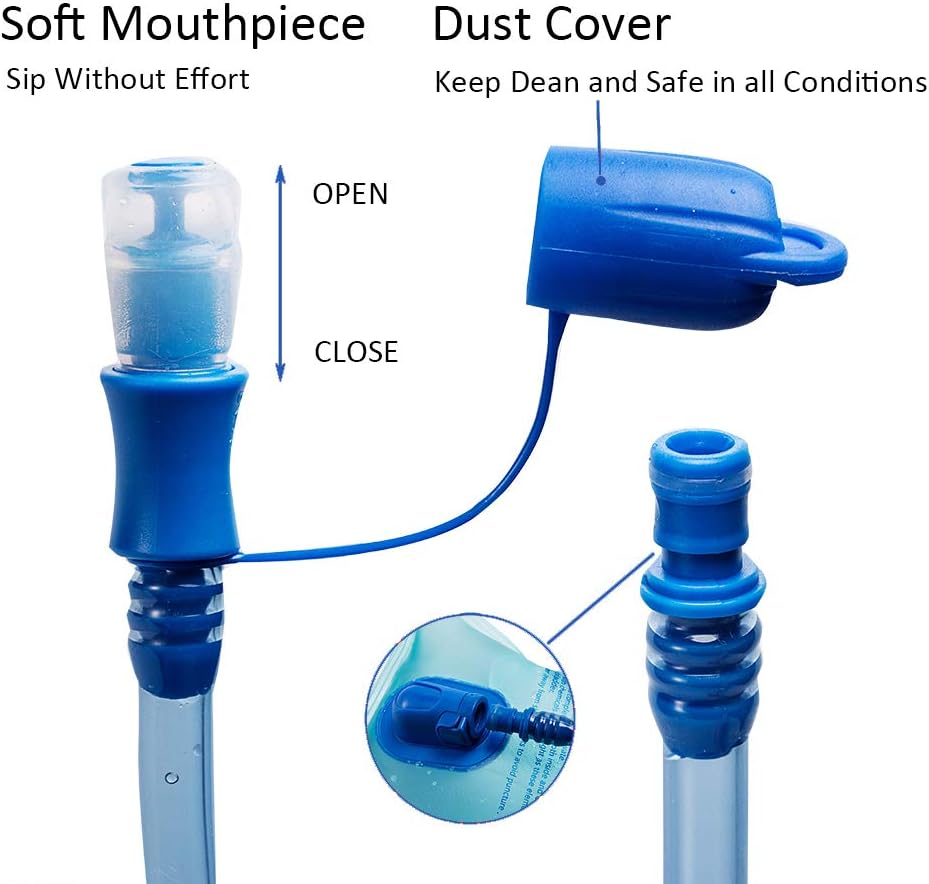 Hydration Bladder, 2 Liter Leak Proof Water Bladder, Water Reservoir for Hydration Pack : Sports & Outdoors