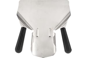 Universal Popcorn Scoop - Left and Right-Handed Easy Fill Serving Tool - Bags, Buckets, and Boxes - Snacks, Candy, Dessert, F