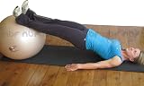 nbf Natural Birth & Fitness Birthing Ball with Pump 55/65/75cm Anti-Burst Pale view 7