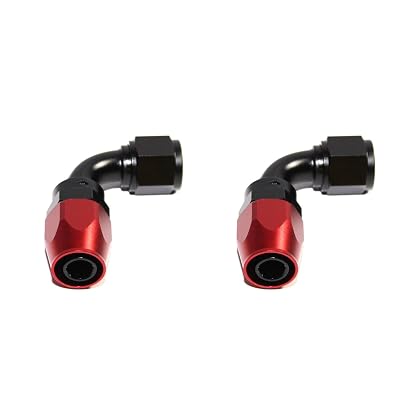 AN-10 90 Degree Swivel Fitting Adapter - Black, For Fuel, Oil & Gas Lines 4 thumbnail image