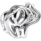 NUNUYAYA Charms Beads 925 Sterling Silver Animal Leaf Gold Travel Friend Love Dangle Pendant with 5A Cubic fits for Charms Bracelets for Woman Valentine's Day Mother's Day Christmas Birthday Gift