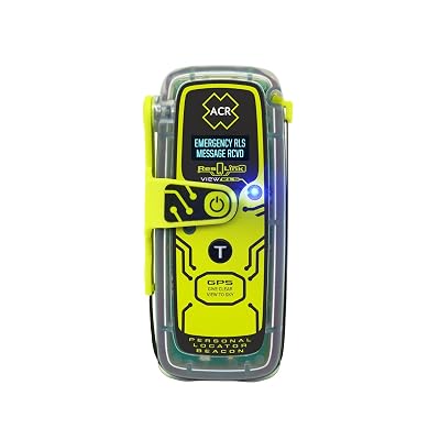 ACR ResQLink View RLS - SOS Personal Locator Beacon - Digital Display, Return Link Service, GPS Global Coverage to Alert Search and Rescue - Outdoor Emergency, Ideal for Hiking Hunting Boating Fishing