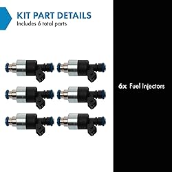 TRQ Fuel Injector Set Compatible with 1994-1995
