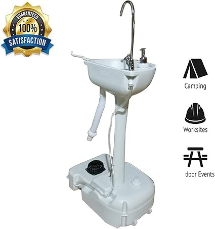 Amazon Com Portable Camping Sink With Towel Holder Soap