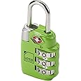 Lewis N. Clark Travel Sentry Large 3dial Combo Lock, Green, One Size