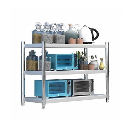 Carrito cocina, Estante de tres pisos, horno de microondas de ...