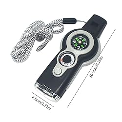 Emergency Whistle 7-in-1 Camping Safety Whistle