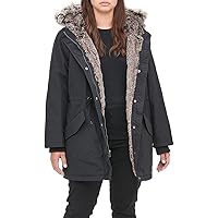 Levi's Women's Faux Fur Lined Hooded Parka Jacket (Standard and Plus Size)