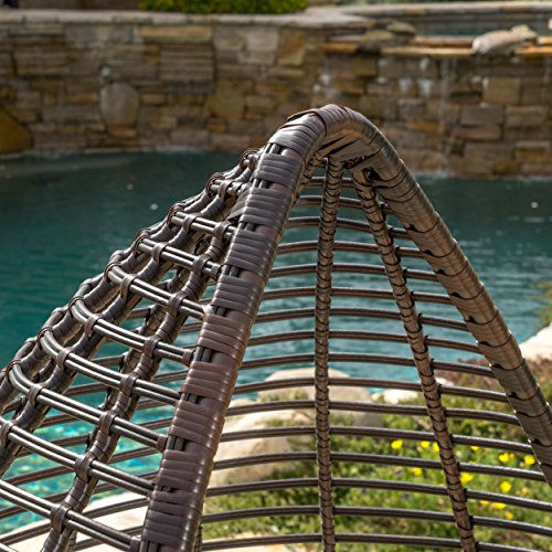 Christopher Knight Home Cutter Teardrop Wicker Lounge Chair with