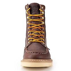 SUREWAY Mens 8 in Wedge Moc Soft/Steel Toe Work