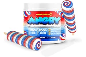 Yummy Sports Angry Pre-Workout - Explosive Energy, Enhanced Muscular Endurance & Reduced Fatigue - Beta-Alanine Formula - Pre