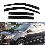 Wensdy 4Pcs Side Window Deflector Visor Rain Guard