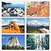 US National Parks postcards pack - Set of 25 individual postcards featuring America’s national parks and natural landmarks