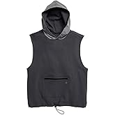 TomboyX Hero Hoodie, Sleeveless, Reflective Hoodie, All Day Comfort (XS-6X)