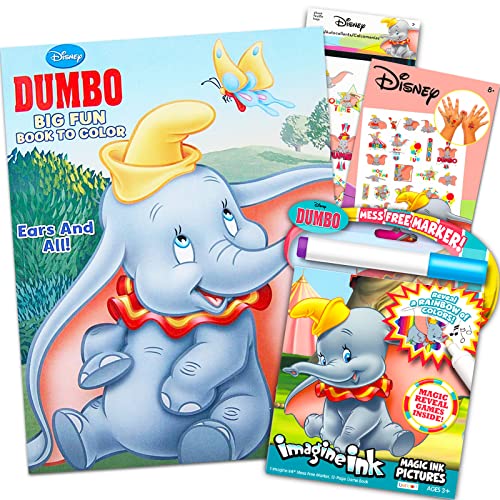 Disney Dumbo Coloring Book Imagine Ink Set No Mess Magic Ink Book