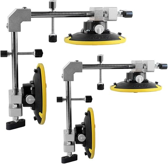 IMT Right Angle 90 Degree Countertop Seam Setter 2 Pack with 6" Vacuum